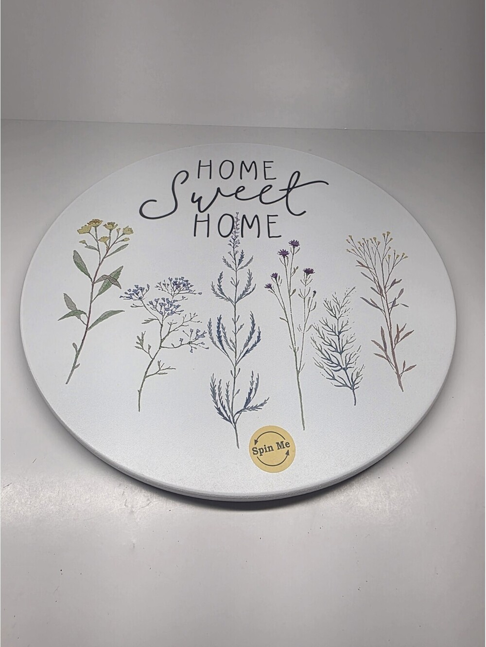 wooden lazy susan turntable Home Sweet Home